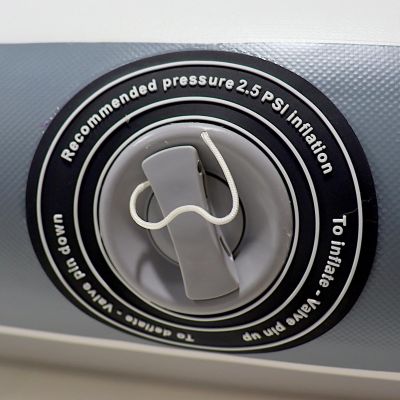 5. AIR TRUCK MATERAC GIMNASTYCZNY MATA ŚCIEŻKA AKROBATYCZNA 300X100X15CM POMPKA ELEKTRYCZNA SZARA