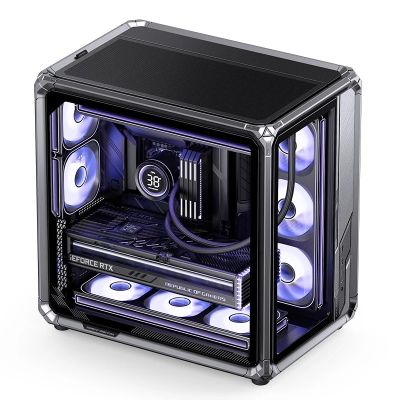 2. Jonsbo X400 Pro PC-Gehäuse, Midi-Tower, ATX, Tempered Glass - grau