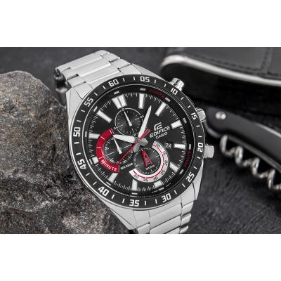 4. Zegarek Męski CASIO EDIFICE EFV-620D-1A4VUEF + BOX