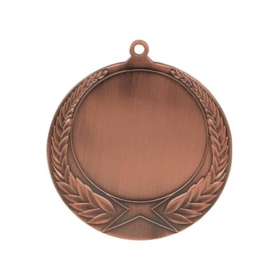 Medal brązowy ogólny z miejscem na emblemat 50 mm - medal stalowy