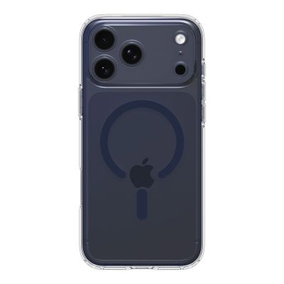 2. Etui Spigen Ultra Hybrid MagSafe na iPhone 17 Pro Max - przezroczysto-granatowe