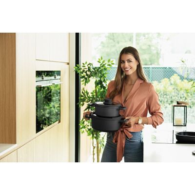 4. BergHOFF Leo Stone+ 4,4 l Czarny Aluminium