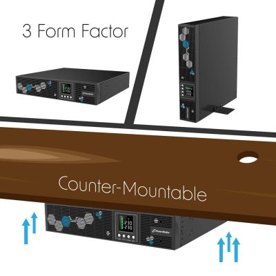 4. POWER WALKER UPS LINE-IN VI 1000 RLP 1000VA 8X IEC C13/USB-B/EPO/LCD/2U