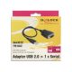 2. DeLOCK 62958 stacja dokująca USB Typu-A Czarny