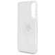 7. Etui Karl Lagerfeld Button Choupette Head Printed Logo MagSafe na Samsung Galaxy S25 Edge - białe