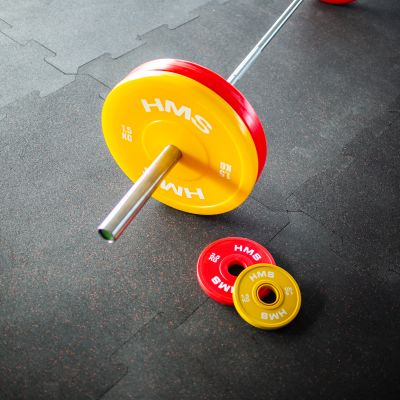 5. TPP ZESTAW TALERZY OLIMPIJSKICH TECHNICZNYCH PE 2 x 1.5 - 5 KG (18 KG) HMS