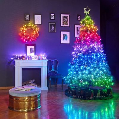 6. Inteligentne lampki choinkowe Twinkly 600 RGB 48m