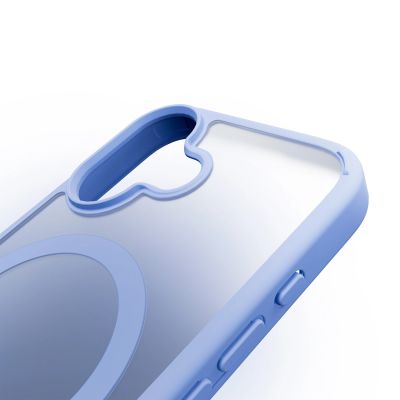 10. Etui Puro Gradient TPU kompatybilne z MagSafe na iPhone 17 - niebieskie