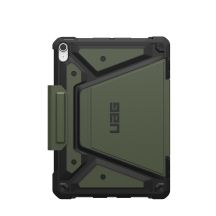 Urban Armor Gear UAG - Etui z klapką do tabletu - Odporne - Poliuretan (PU) - Oliwkowe - do Apple 11-calowy iPad Air M2 Wi-Fi, M2 Wi-Fi + Cellular, M3 Wi-Fi, M3 Wi-Fi + Cellular