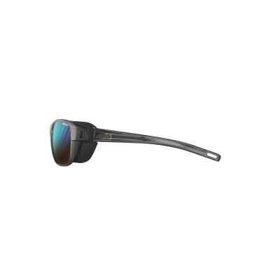 4. Okulary Julbo Camino M - przezroczysty błyszczący czarny / szary| Reactiv Performance 2-4 Dl Bleu
