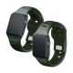 3. Pasek silikonowy 3mk Silicone Watch Strap do Apple Watch 42 / 44 / 45 / 49 mm - zielony