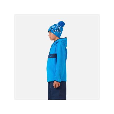 4. Bluza dziecięca ROSSIGNOL JR ALLTRACK ANORAK FLEECE niebieska
