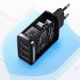 12. Baseus Compact ładowarka sieciowa 3x USB 17W czarny (CCXJ020101)