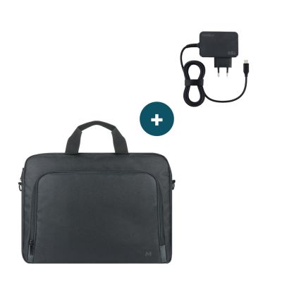 2. Mobilis 003089 torba na laptop 40,6 cm (16") Torba ładowana od góry Czarny
