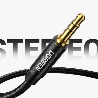 8. Ugreen kabel audio AUX wtyczka prosta minijack 3,5 mm 1m niebieski (AV112)