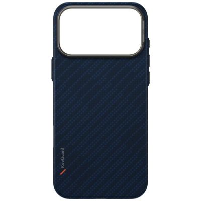 5. Etui UNIQ Keva EDGE Magclick Charging na iPhone 17 Pro Max - niebieskie