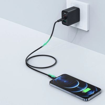 10. Kabel Acefast C3-01 Lightning - USB-C PD 30W 3A 480Mb/s 1,2m - biały