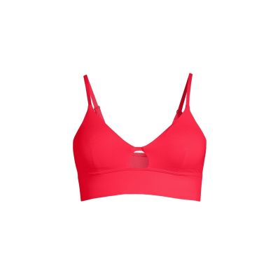 2. Top kąpielowy CASALL Triangle Cut-Out Bikini Top czerwony