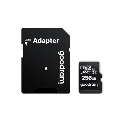 GOODRAM microSDXC 256GB class 10 UHS I + adapter