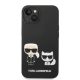 3. Etui Karl Lagerfeld Liquid Silicone Karl&Choupette MagSafe na iPhone 14 Plus - czarne