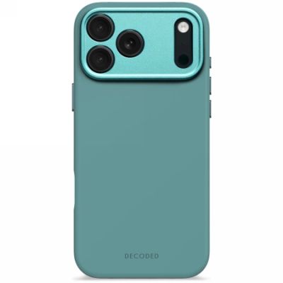 Etui Decoded AntiMicrobial Silicone Backcover MagSafe na iPhone 17 Pro Max - miętowe