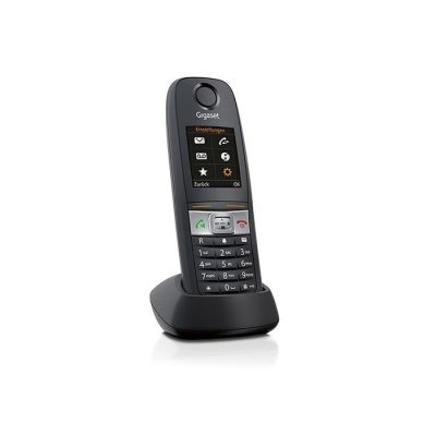 2. Telefon analogowy/DECT, Gigaset E630HX, słuchawka bezprzewodowa, zestaw głośnomówiący, 200 wpisów, ID dzwoniącego, szary