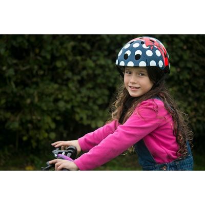12. HORNIT-kask dziecięcy Polka Dot Medium / 53-58 cm