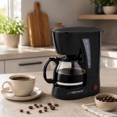 10. Ekspres przelewowy Esperanza Robusta EKC006 (650W; kolor czarny)