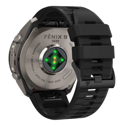 2. Pasek Tech-Protect Silicone na Garmin Fenix 5 / 6 / 6 Pro / 7 / 8 / 8 Pro / E / 9 / 9 Pro (47 mm) - czarny