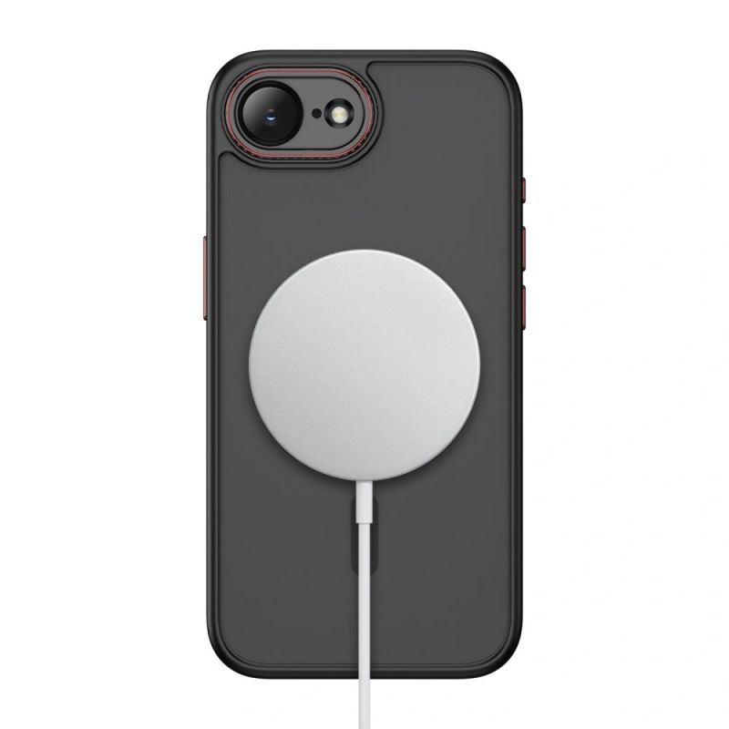 4. Etui Tech-Protect MagCam na iPhone 16e / 17e - półprzezroczyte