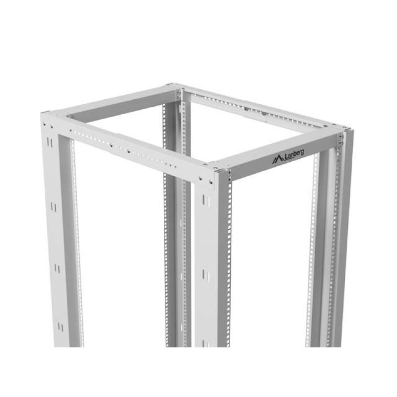 5. Otwarta szafa rack 19" 32U 600x1000 szary Lanberg