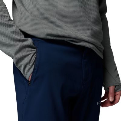4. Columbia Essential Hike Brushed Back Pant 2172961464 Granatowe 30-32