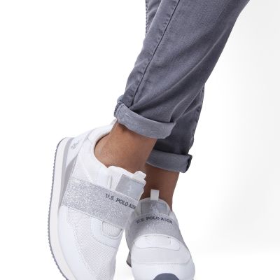 16. Buty U.S. Polo W NOBIW003 WHI