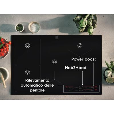 74. Płyta indukcyjna ELECTROLUX EIS62453 SaphirMatt 60 cm | SenseBoil | PowerBoost | timer | czarny mat | bezramkowa