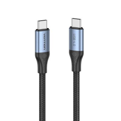 2. Kabel USB-C do USB-C Vention USB 4.0 5A 40Gbps w oplocie 1m