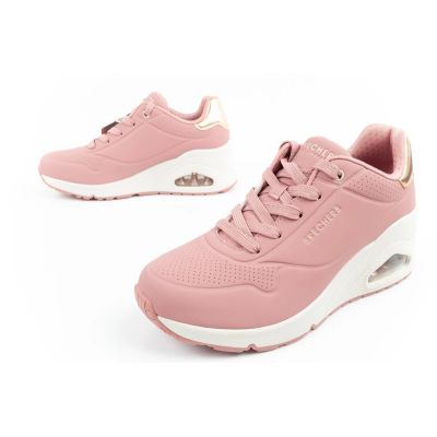 17. Skechers Uno Wedge-Hi Steps buty sneakersy damskie sportowe modne