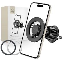 Uchwyt Tech-Protect N56 samochodowy na telefon magnetyczny z MagSafe do kratki nawiewu - czarny