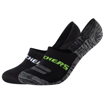 Skechers 2PPK Mesh Ventilation Footies Socks SK44008-9997 Czarne 35-38