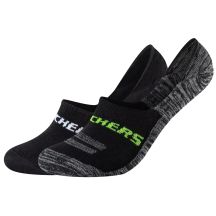 Skechers 2PPK Mesh Ventilation Footies Socks SK44008-9997 Czarne 35-38