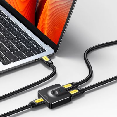 6. Ugreen switch przełącznik rozdzielacz HDMI - 2x HDMI 4K 60Hz czarny (CM217)