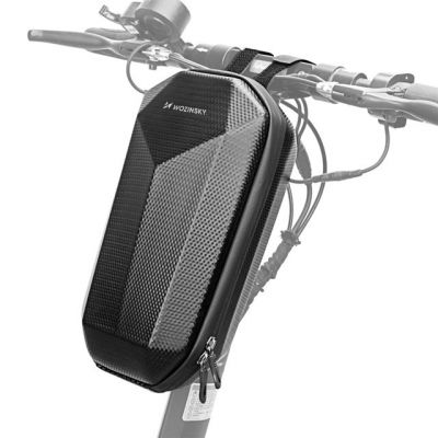 8. Wozinsky wodoodporna torba na kierownicę hulajnogi torba na hulajnogę 4 l czarna (WSB2BK)