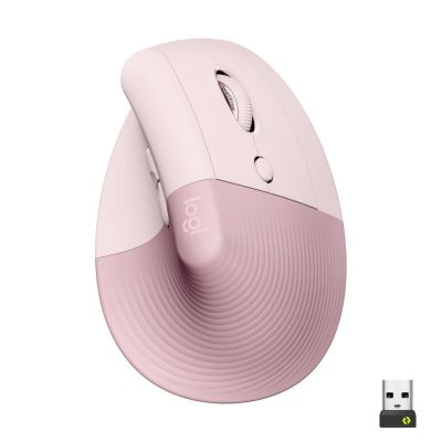 27. Mysz Logitech Lift Vertical Pink