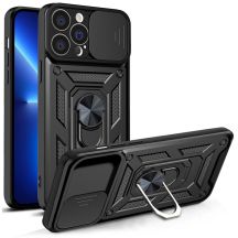 Hybrid Armor Camshield etui iPhone 13 Pro pancerny pokrowiec z osłoną na aparat czarne