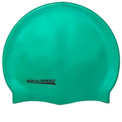 Czepek pływacki Aqua-Speed silikonowy Mega zielony o wyjątkowej elastyczności
