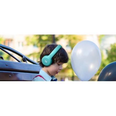 6. Muse M-215 BTB słuchawki/zestaw słuchawkowy Bezprzewodowy Opaska na głowę Muzyka Bluetooth Niebieski