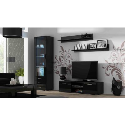 3. Witryna SOHO S1 czarny/ czarny połysk