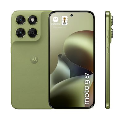 3. Motorola moto g67 17,3 cm (6.8") Hybrid Dual SIM Android 16.0 5G USB Type-C 4 GB 128 GB 5200 mAh Zielony