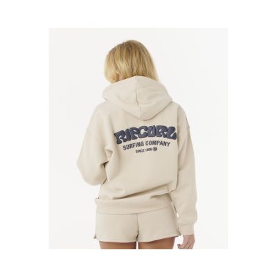 3. Bluza RIP CURL Surf Puff Heritage Hood beżowa