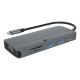 2. ICY BOX IB-DK4040a-CPD Przewodowa USB 3.2 Gen 1 (3.1 Gen 1) Type-C Aluminium, Srebrny