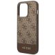 6. Guess GUHCP14LG4GLBR iPhone 14 Pro 6,1" brązowy/brown hard case 4G Stripe Collection